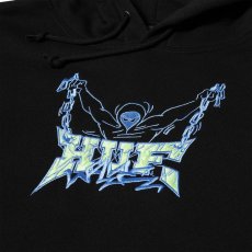 画像3: HUF Zine Pullover Hoodie Black / ハフ ジン プルオーバーフーディ ブラック (3)