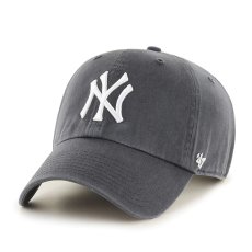 画像1: '47 Brand Clean Up Adjustable Cap New York Yankees Charcoal / フォーティーセブン クリーンナップ キャップ ニューヨーク・ヤンキース チャコール (1)