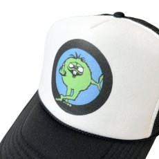 画像2: Trucker Hat USA Vintage Finger Monster Black / トラッカーハットユーエスエー メッシュキャップ カマチョ (2)