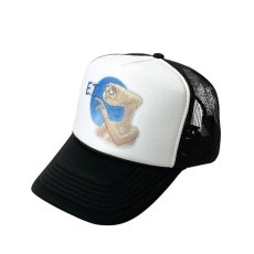 画像1: Trucker Hat USA E.T. Black / トラッカーハットユーエスエー メッシュキャップ イーティー (1)