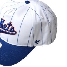 画像3: '47 Brand ’47 Hitch Doubleheader Pinstripe New York Mets WhiteｘRoyal / フォーティーセブン ヒッチ ダブルヘッダー ピンストライプ ニューヨーク・メッツ ホワイトｘロイヤル (3)