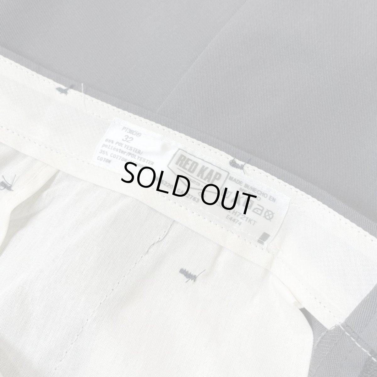 画像8: Red Kap PT38 Pleated Twill Slacks - Charcoal (8)