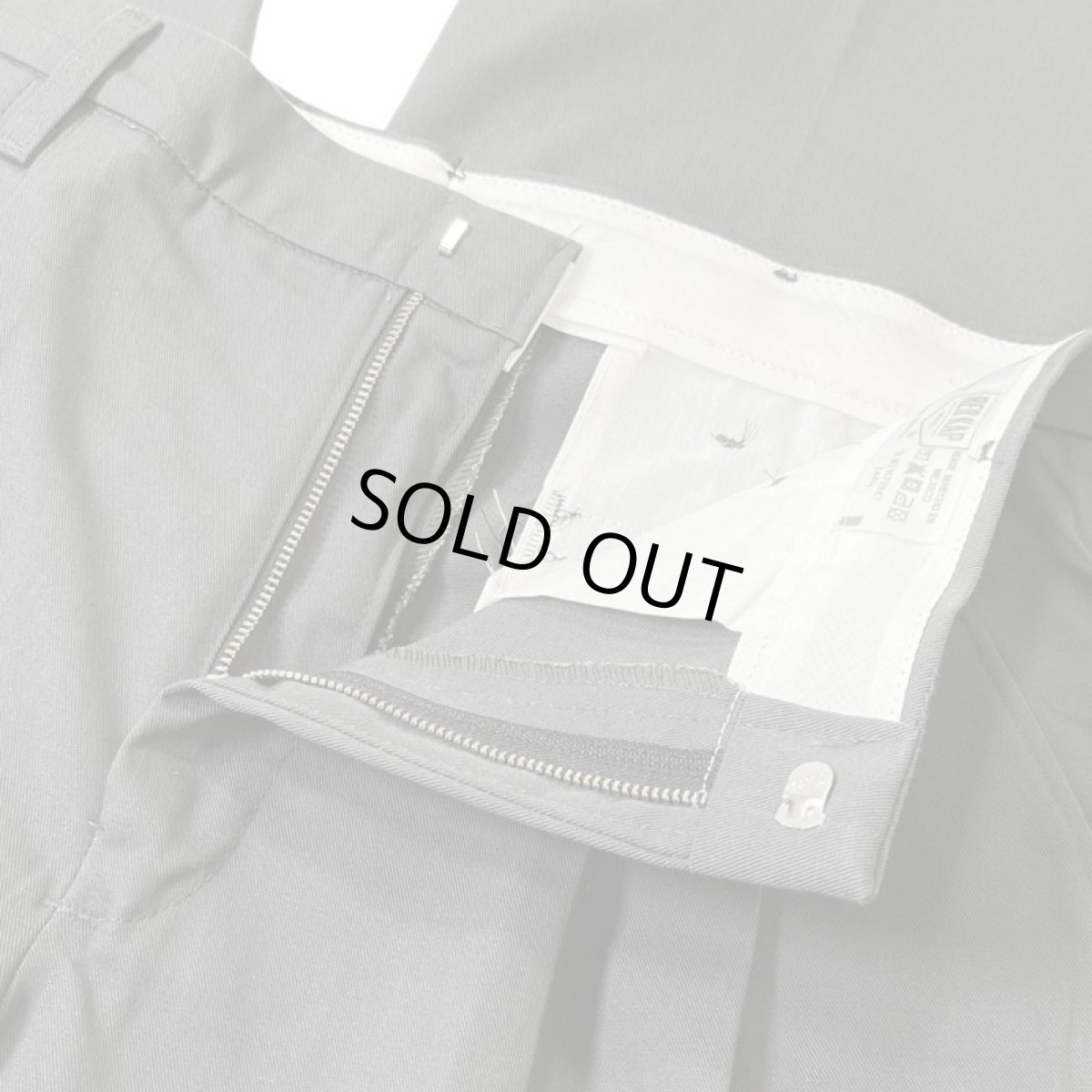 画像4: Red Kap PT38 Pleated Twill Slacks - Charcoal (4)