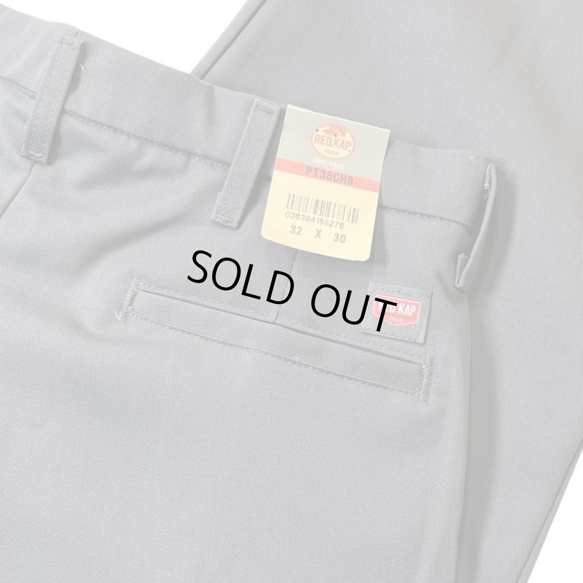 画像6: Red Kap PT38 Pleated Twill Slacks - Charcoal (6)