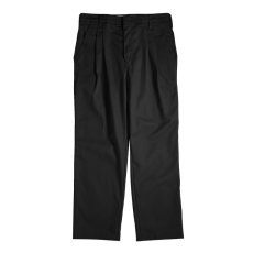 画像1: Red Kap PT38 Pleated Twill Slacks Black / レッドキャップ プリーツ ツイル スラックス ブラック (1)