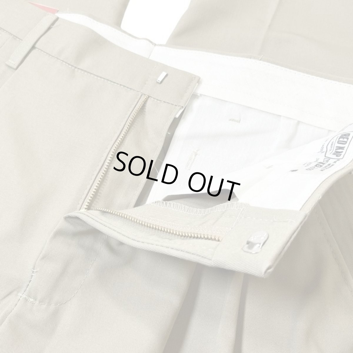 画像4: Red Kap PT38 Pleated Twill Slacks - Khaki (4)