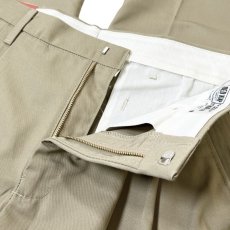 画像4: Red Kap PT38 Pleated Twill Slacks Khaki / レッドキャップ プリーツ ツイル スラックス カーキ (4)