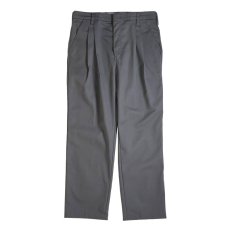 画像1: Red Kap PT38 Pleated Twill Slacks Charcoal / レッドキャップ プリーツ ツイル スラックス チャコール (1)