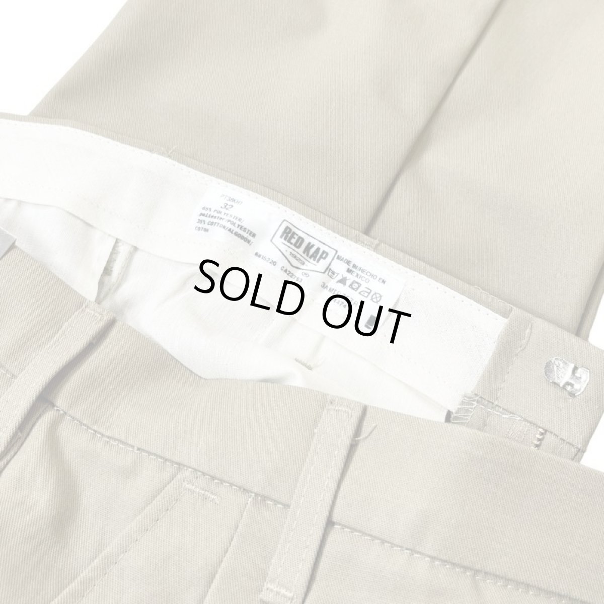 画像8: Red Kap PT38 Pleated Twill Slacks - Khaki (8)