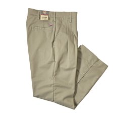 画像3: Red Kap PT38 Pleated Twill Slacks Khaki / レッドキャップ プリーツ ツイル スラックス カーキ (3)