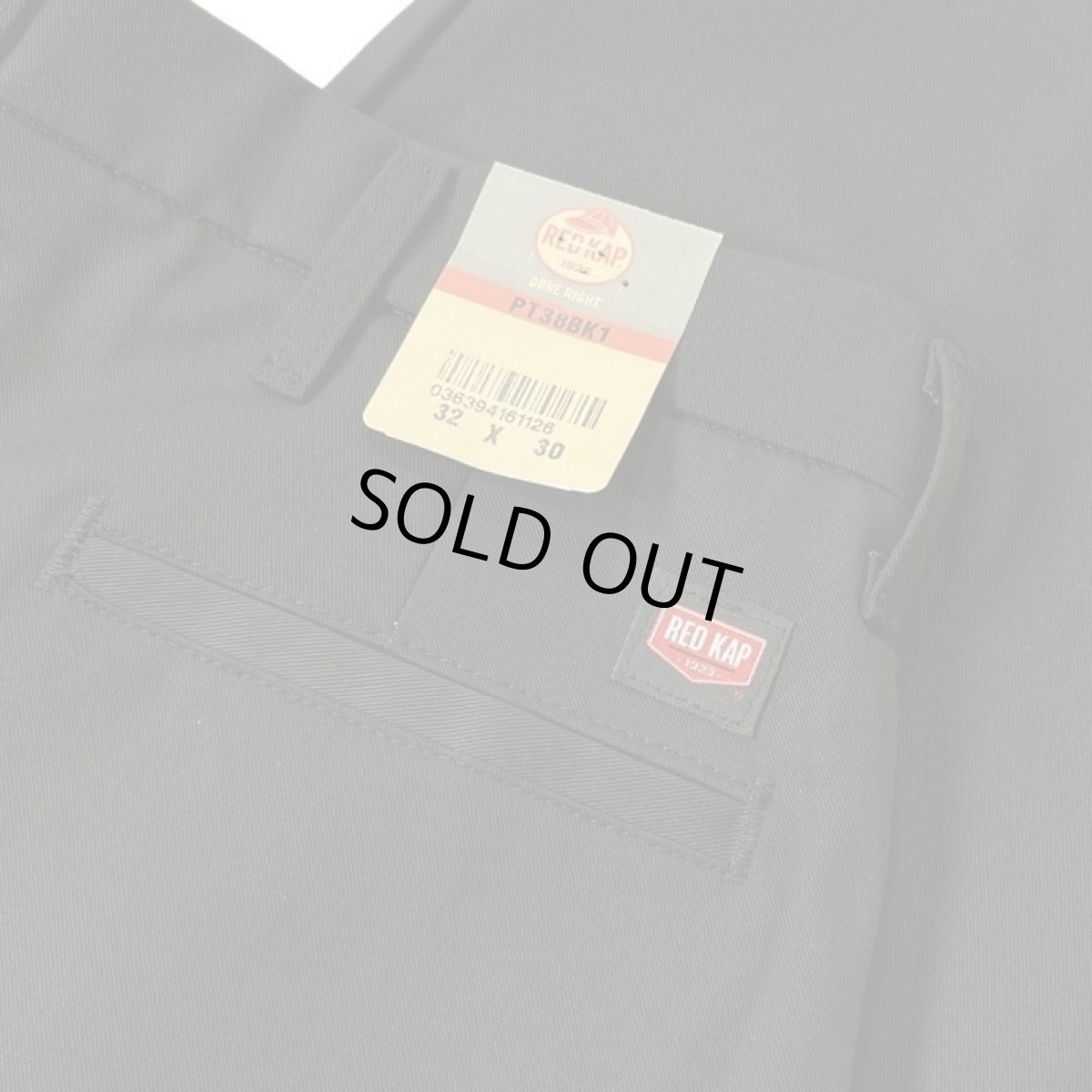 画像4: Red Kap PT38 Pleated Twill Slacks - Black (4)