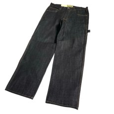 画像2: NEO BLUE Baggy Carpenter Jeans Indigo Black Gold / ネオブルー バギー カーペンタージーンズ インディゴブラック ゴールド (2)