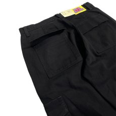 画像9: NEO BLUE Baggy Cargo Skate Pants - Black (9)