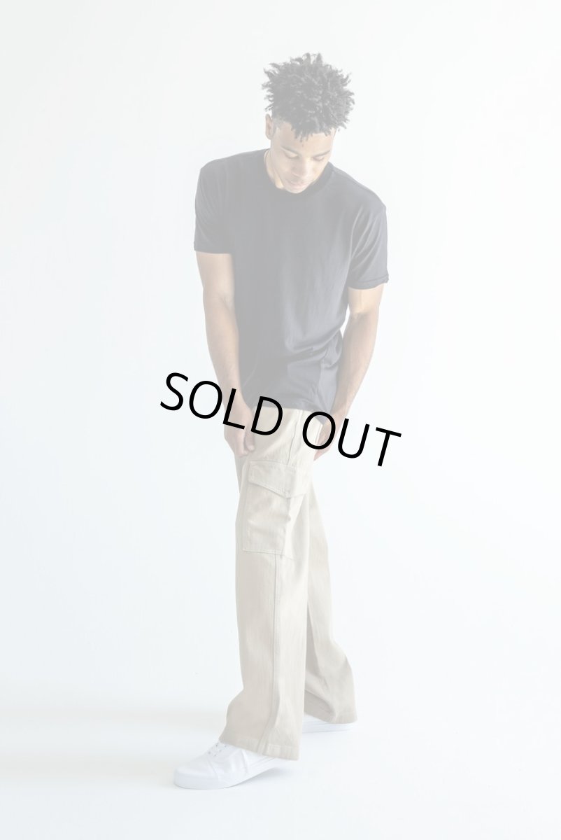 画像13: NEO BLUE Baggy Cargo Skate Pants - Khaki (13)