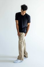 画像13: NEO BLUE Baggy Cargo Skate Pants - Khaki (13)
