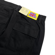 画像10: NEO BLUE Baggy Cargo Skate Pants - Black (10)