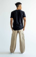 画像11: NEO BLUE Baggy Cargo Skate Pants - Khaki (11)