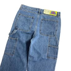画像8: NEO BLUE Baggy Carpenter Jeans - Medium Blue (8)
