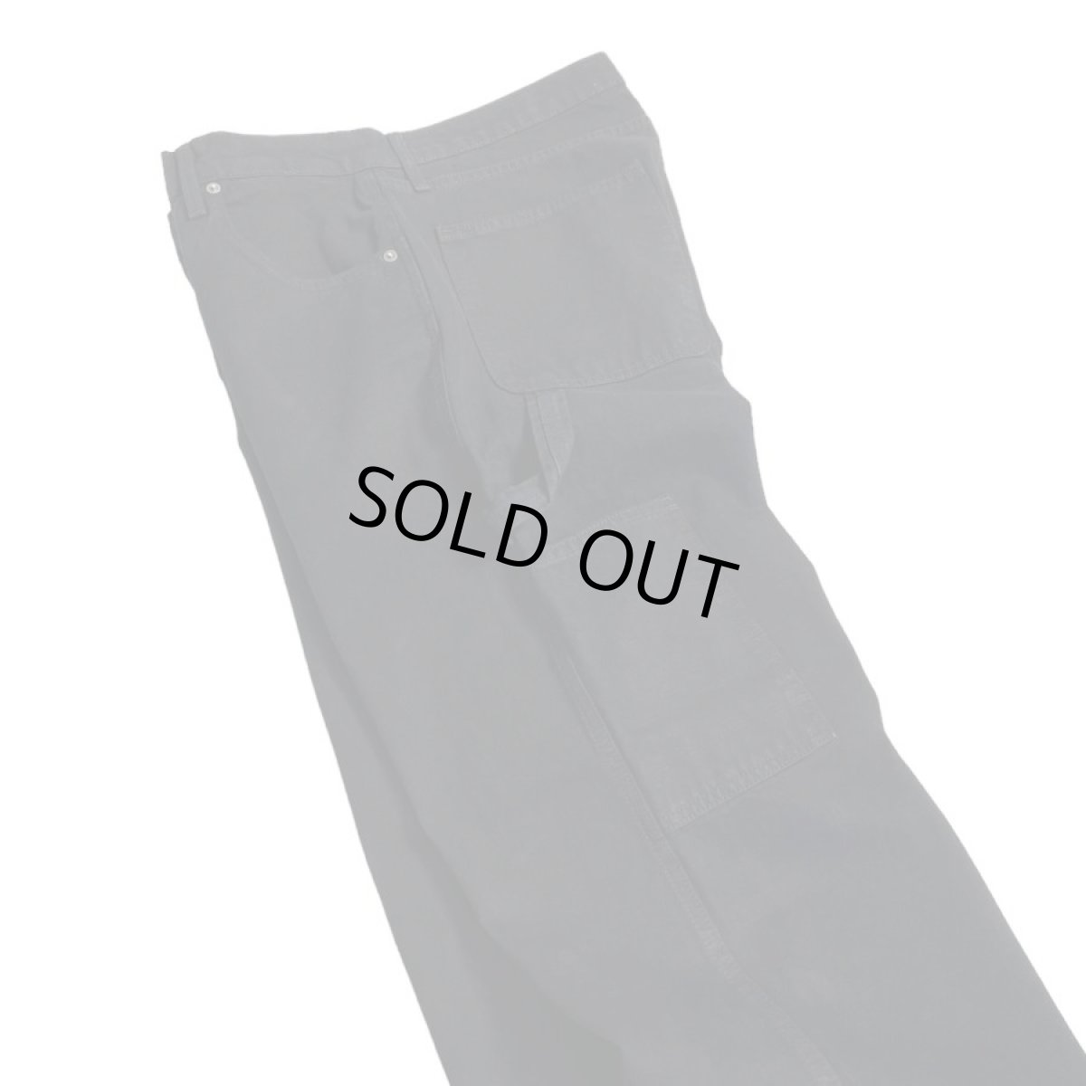 画像7: NEO BLUE Baggy Carpenter Jeans - Black (7)