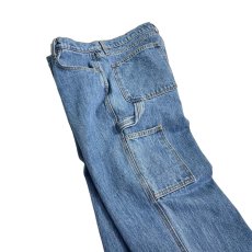 画像7: NEO BLUE Baggy Carpenter Jeans - Medium Blue (7)