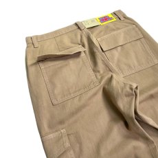 画像9: NEO BLUE Baggy Cargo Skate Pants - Khaki (9)