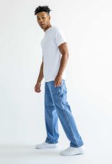 画像10: NEO BLUE Baggy Carpenter Jeans - Medium Blue (10)