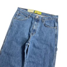 画像3: NEO BLUE Baggy Carpenter Jeans Medium Blue / ネオブルー バギー カーペンタージーンズ ミディアムブルー (3)