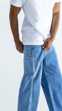 画像11: NEO BLUE Baggy Carpenter Jeans - Medium Blue (11)