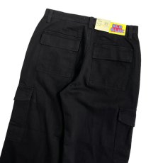 画像8: NEO BLUE Baggy Cargo Skate Pants - Black (8)