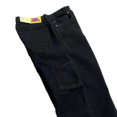 画像6: NEO BLUE Baggy Carpenter Jeans - Black (6)