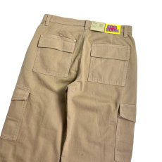 画像8: NEO BLUE Baggy Cargo Skate Pants - Khaki (8)