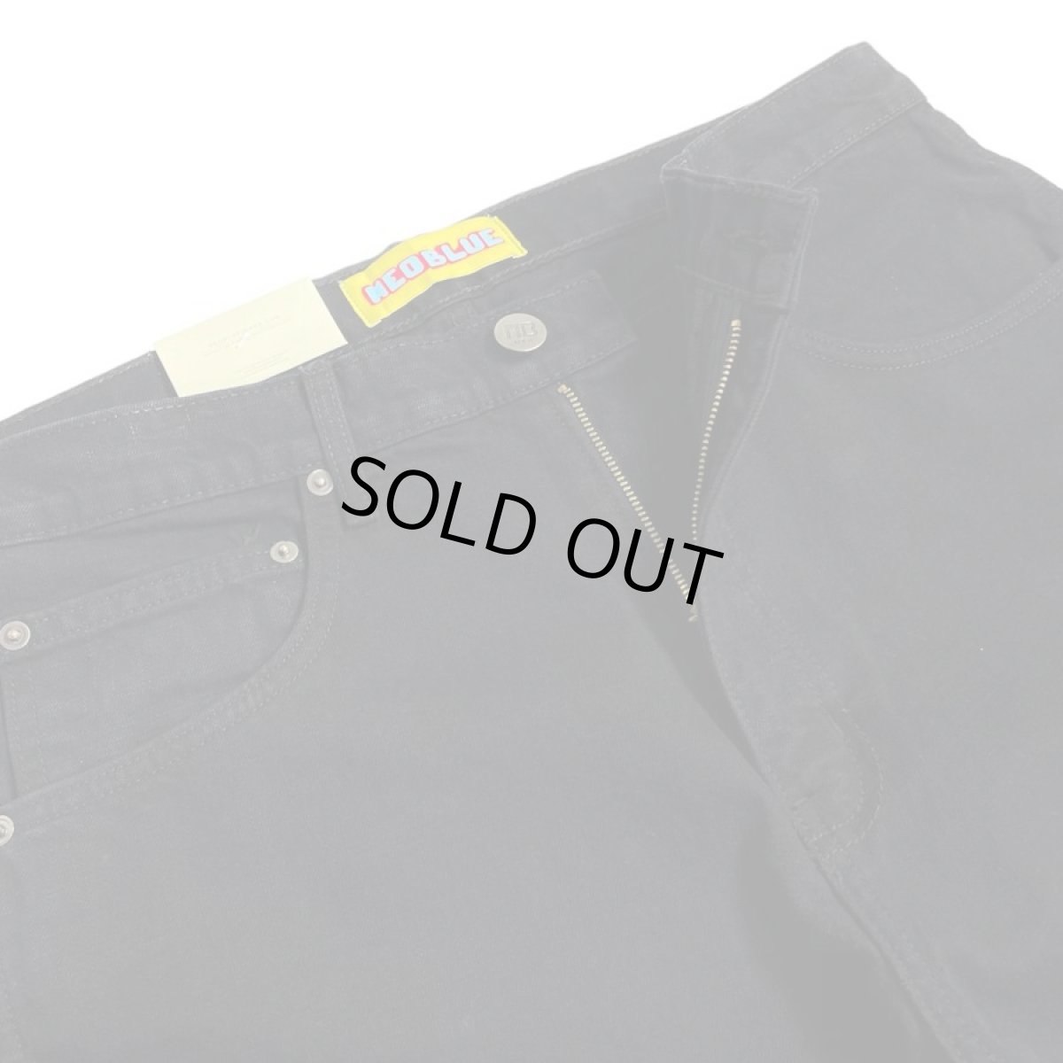 画像5: NEO BLUE Baggy Carpenter Jeans - Black (5)