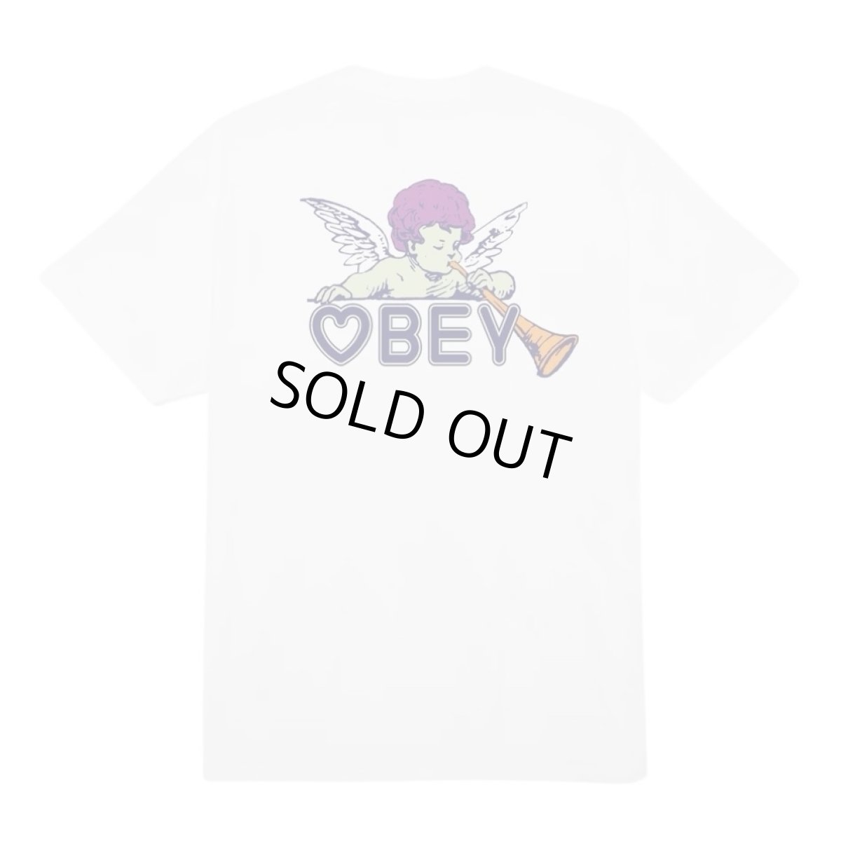 画像1: OBEY Baby Angel S/S T-Shirts White (1)