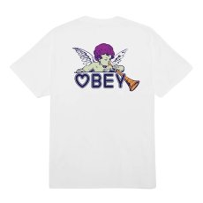 画像1: OBEY Baby Angel S/S T-Shirts White / オベイ ベビーエンジェル Tシャツ ホワイト (1)