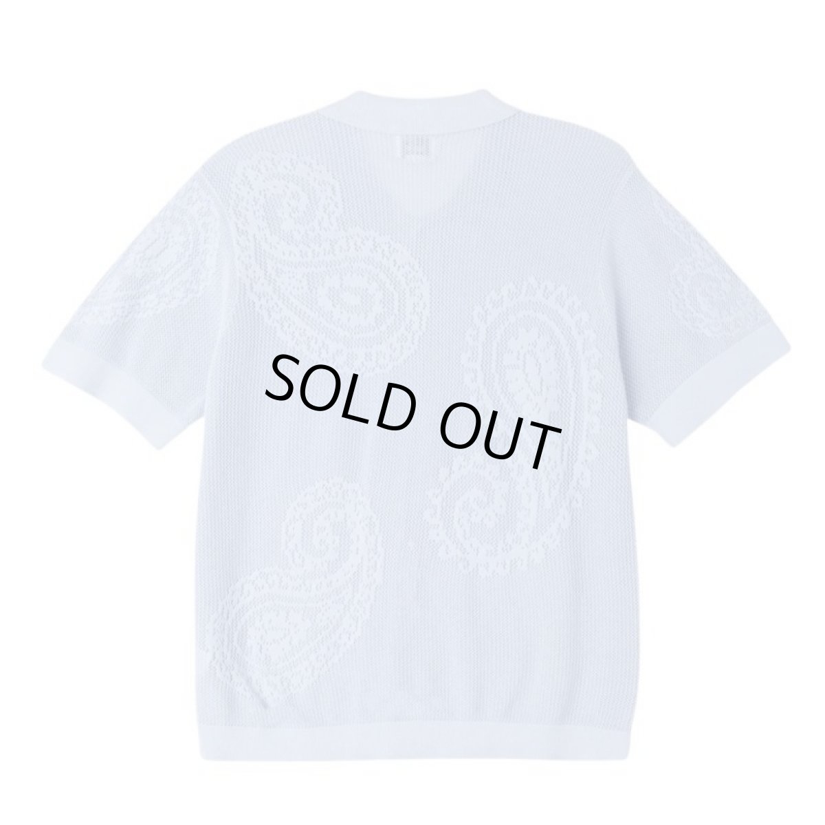 画像2: OBEY Tear Drop Open Knit Shirts - Blue (2)