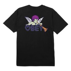 画像1: OBEY Baby Angel S/S T-Shirts Black / オベイ ベビーエンジェル Tシャツ ブラック (1)