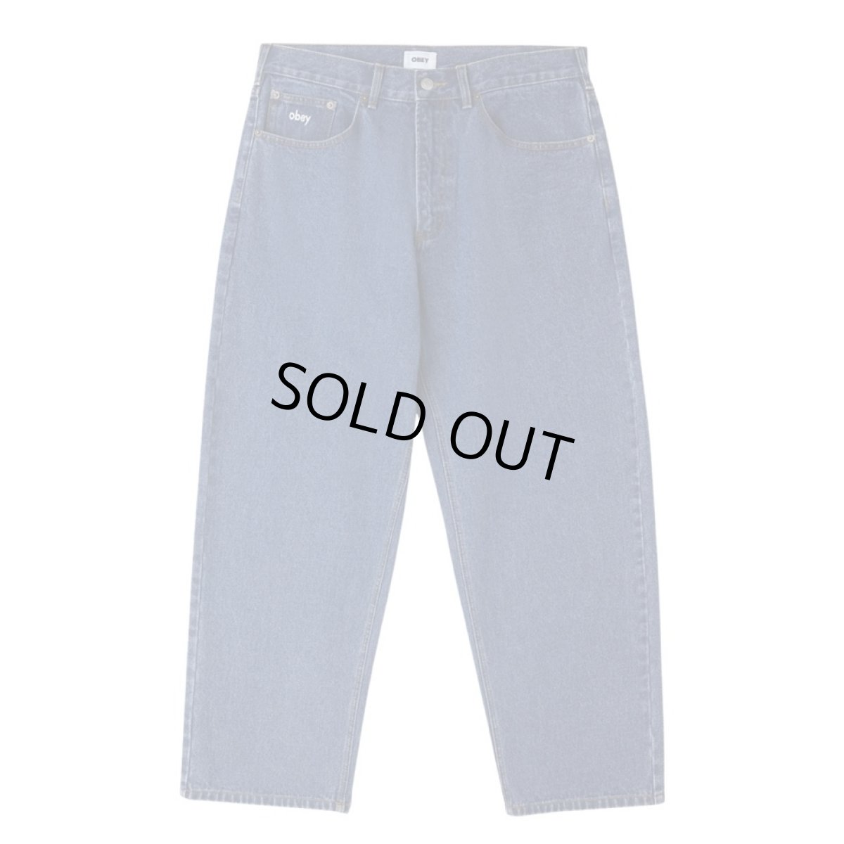 画像1: OBEY Bigwig Baggy Denim Stonewash - Indigo (1)
