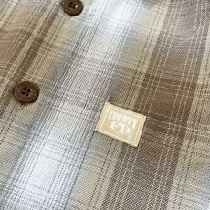 画像3: FB County L/S Checker Flannel Shirts - Tan/White (3)