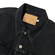 画像2: Calvin Klein Classic Trucker Jacket Black / カルバンクライン クラシック トラッカージャケット ブラック (2)