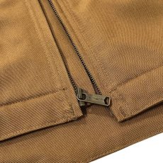 画像6: Carhartt USA Relaxed Fit Duck Blanket-Lined Detroit Jacket Brown (6)