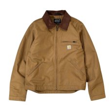 画像1: Carhartt USA Relaxed Fit Duck Blanket-Lined Detroit Jacket Brown / カーハート ブランケットライン デトロイト ジャケット ブラウン (1)