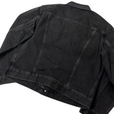 画像6: Calvin Klein Classic Trucker Jacket Black (6)