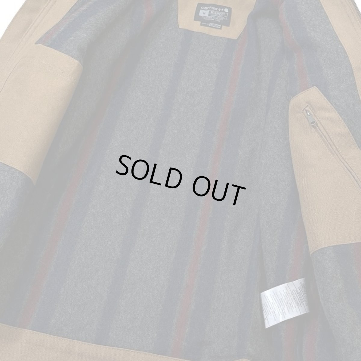 画像3: Carhartt USA Relaxed Fit Duck Blanket-Lined Detroit Jacket - Brown (3)