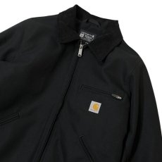 画像3: Carhartt USA Relaxed Fit Duck Blanket-Lined Detroit Jacket - Black (3)