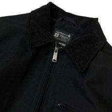 画像4: Carhartt USA Relaxed Fit Duck Blanket-Lined Detroit Jacket - Black (4)