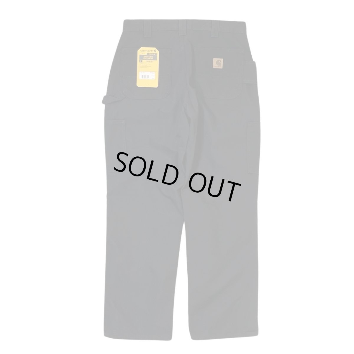 画像1: Carhartt USA B151 Loose Fit Canvas Utility Work Pants Black (1)