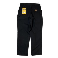画像1: Carhartt USA B151 Loose Fit Canvas Utility Work Pants Black (1)
