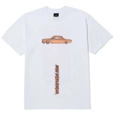 画像1: HUF Car Club T-Shirts White / ハフ ショートスリーブ Tシャツ ホワイト (1)
