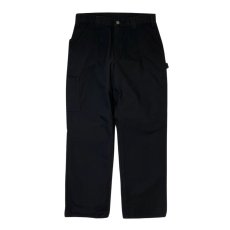 画像2: Carhartt USA B151 Loose Fit Canvas Utility Work Pants Black / カーハート ルーズフィット キャンバス ユーティリティ ワークパンツ ブラック (2)