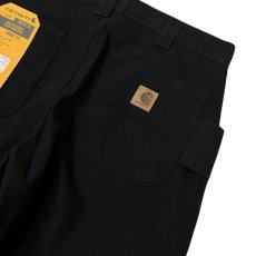 画像5: Carhartt USA B151 Loose Fit Canvas Utility Work Pants Black (5)